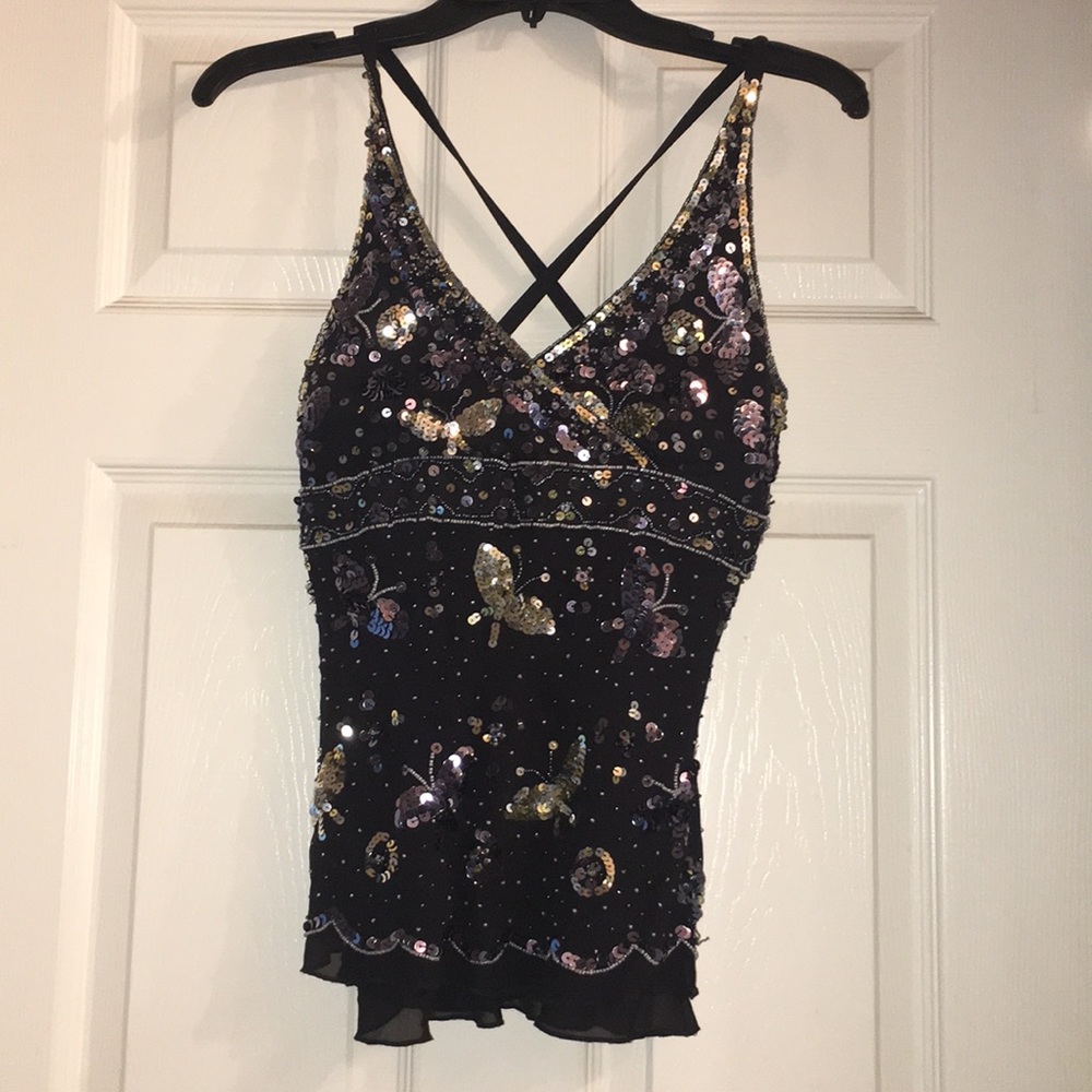 Bebe sparkling top - XS